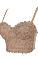 Load image into Gallery viewer, Beaded Lace Bustier
