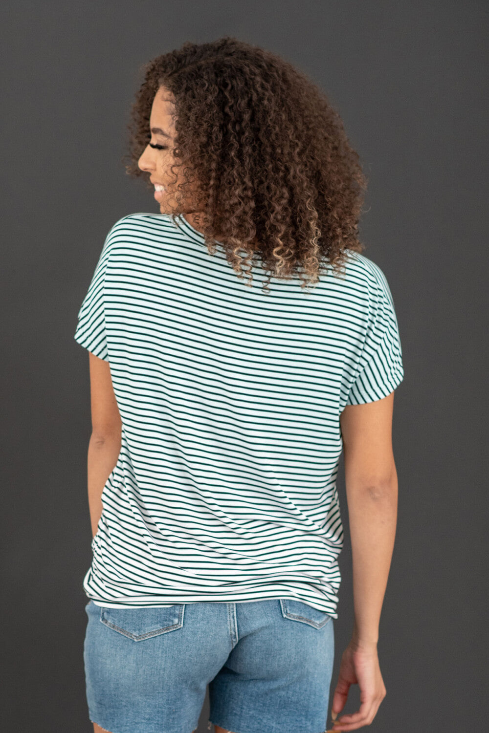 Sew In Love Running Free Full Size Striped Tee