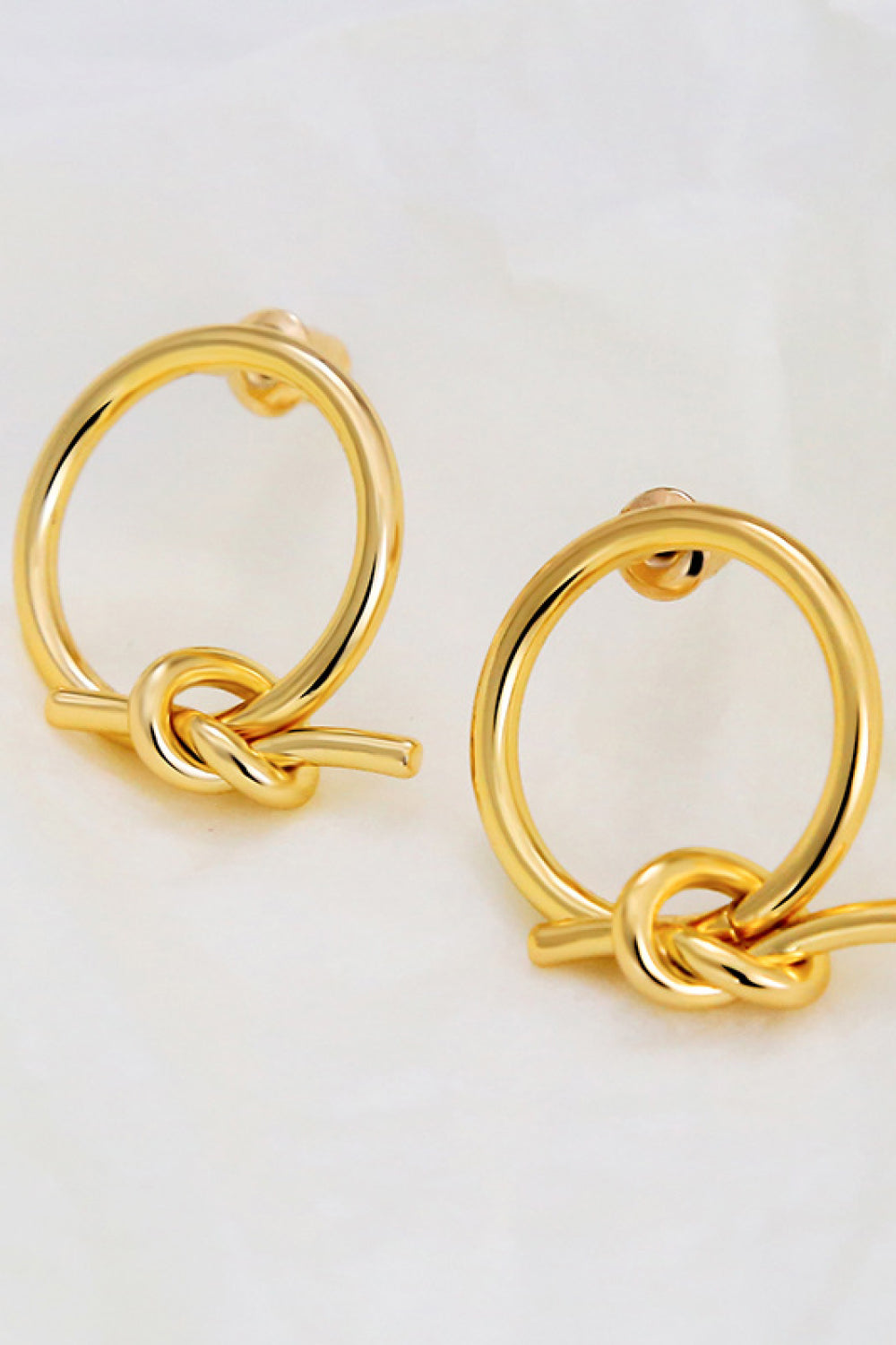 Stylish & Chic Knot Hoop Earrings