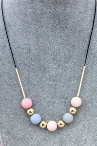 Pastel Beaded Necklace