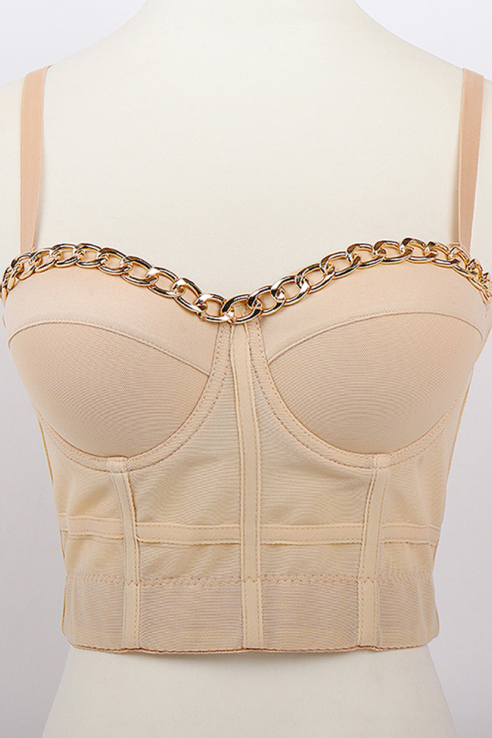 Demi Chain Trim Bustier