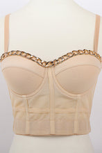 Load image into Gallery viewer, Demi Chain Trim Bustier
