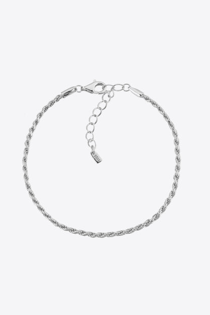 925 Sterling Silver Twisted Bracelet