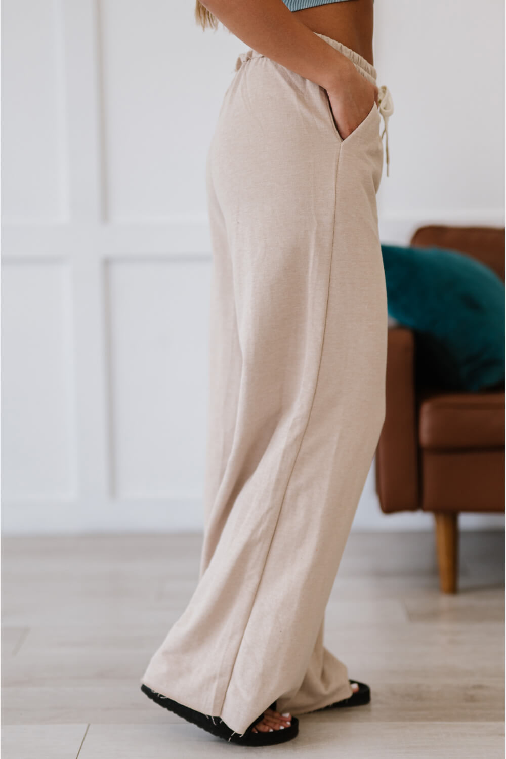 Zenana Cozy Afternoon Full Size Wide Leg Sweatpants