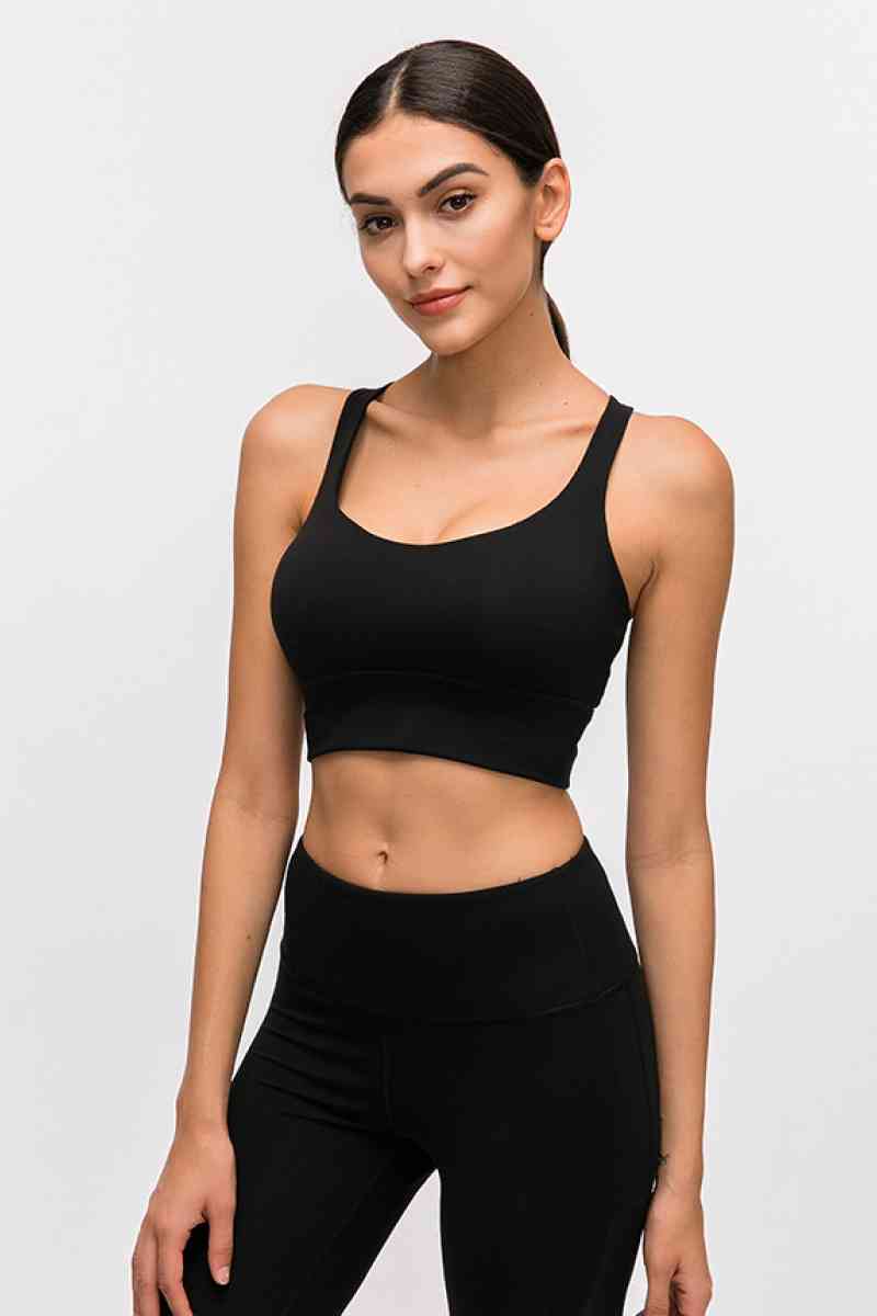 Double Back Crisscross Sports Bra