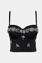 Load image into Gallery viewer, Rhinestone Applique Bustier
