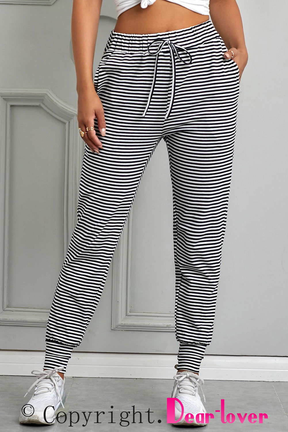 Striped Casual Joggers