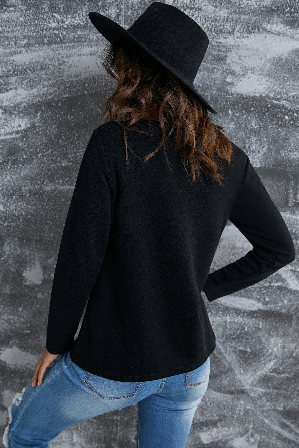 Crisscross V-Neck Rib-Knit Top