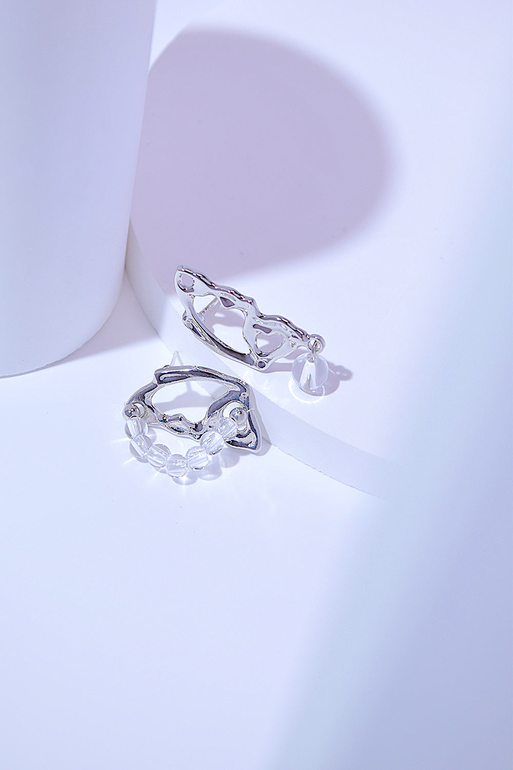 Crystal Butterfly Shape Stud Earrings