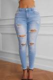 Washed Ripped Jeans