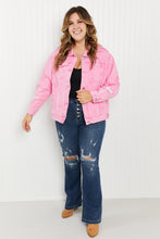 Load image into Gallery viewer, Andree by Unit Starstruck Full Size Sequin Star Patch Denim Jacket
