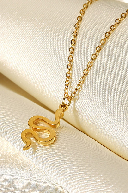 Sweet Temptations Snake Pendant Necklace