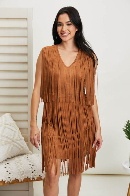 Vocal Shake It Up Full Size Fringe Dress