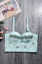 Load image into Gallery viewer, Rhinestone Applique Bustier
