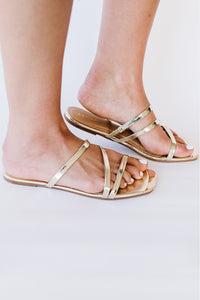 KAYLEEN Epiphanous Moment Strappy Slide Sandals