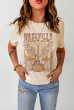 Western Graphic Round Neck T-Shirt