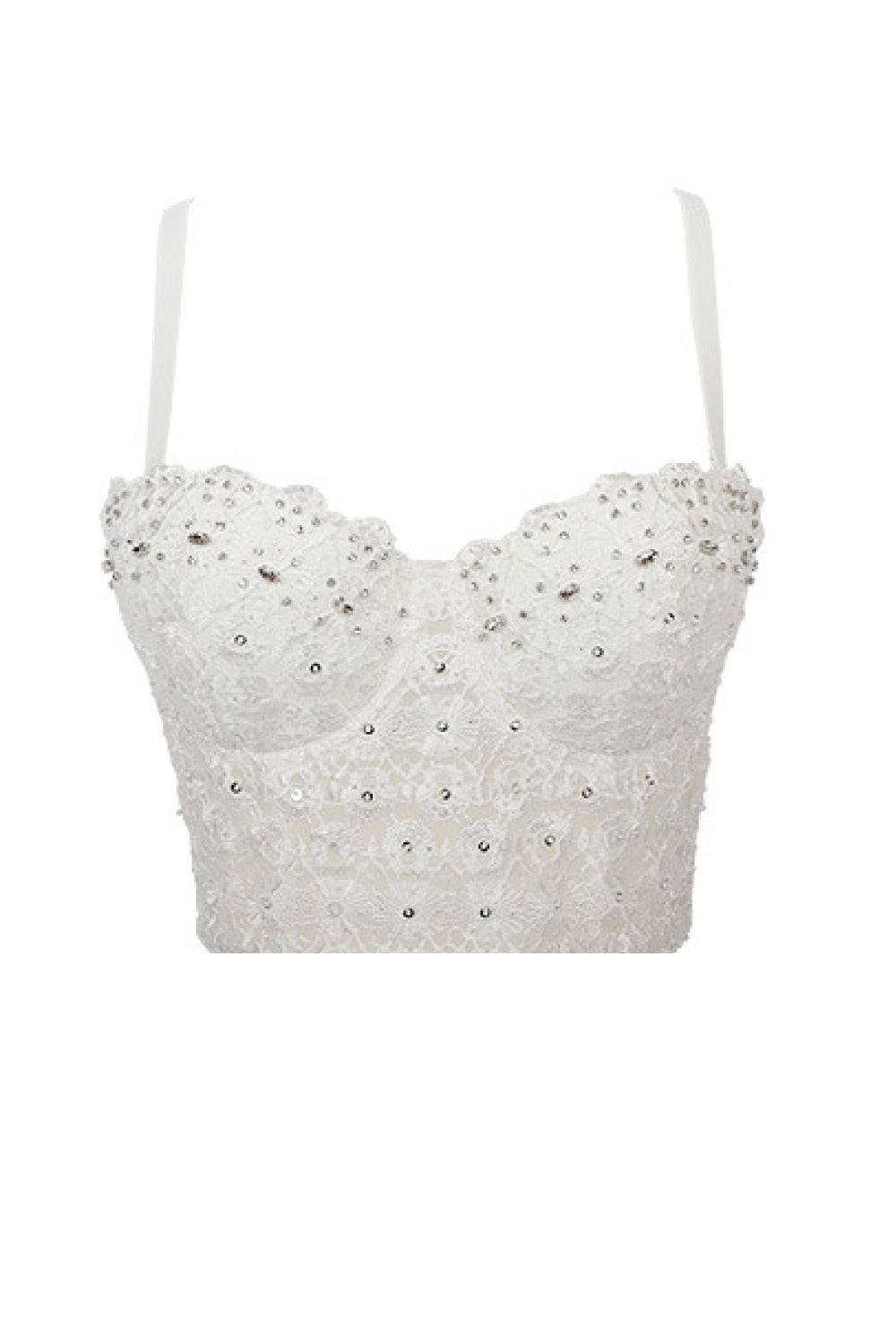 Beaded Lace Bustier