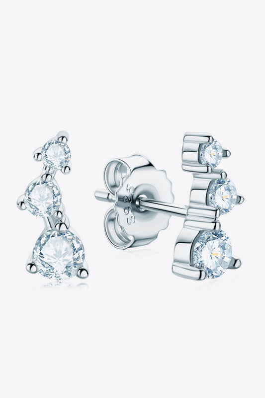 Your Way Moissanite Stud Earrings