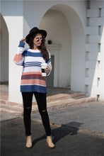 Load image into Gallery viewer, Striped Boat Neck Sweater
