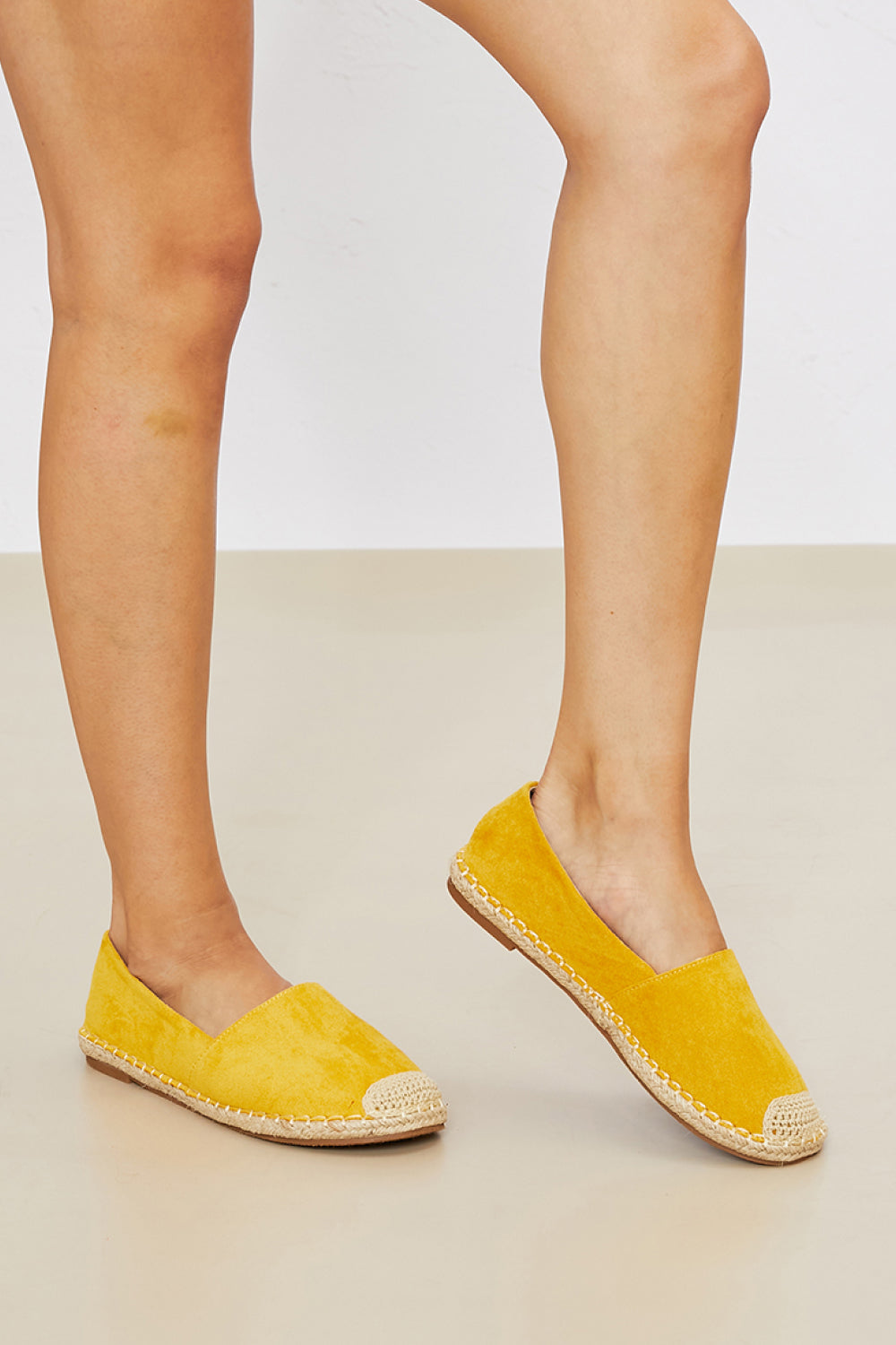 WeeBoo In Step Espadrille Slip-On Flats in Yellow