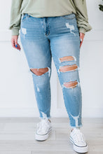 Load image into Gallery viewer, Kancan Here For Each Other Full Size Run Distressed Cropped Skinny Jeans
