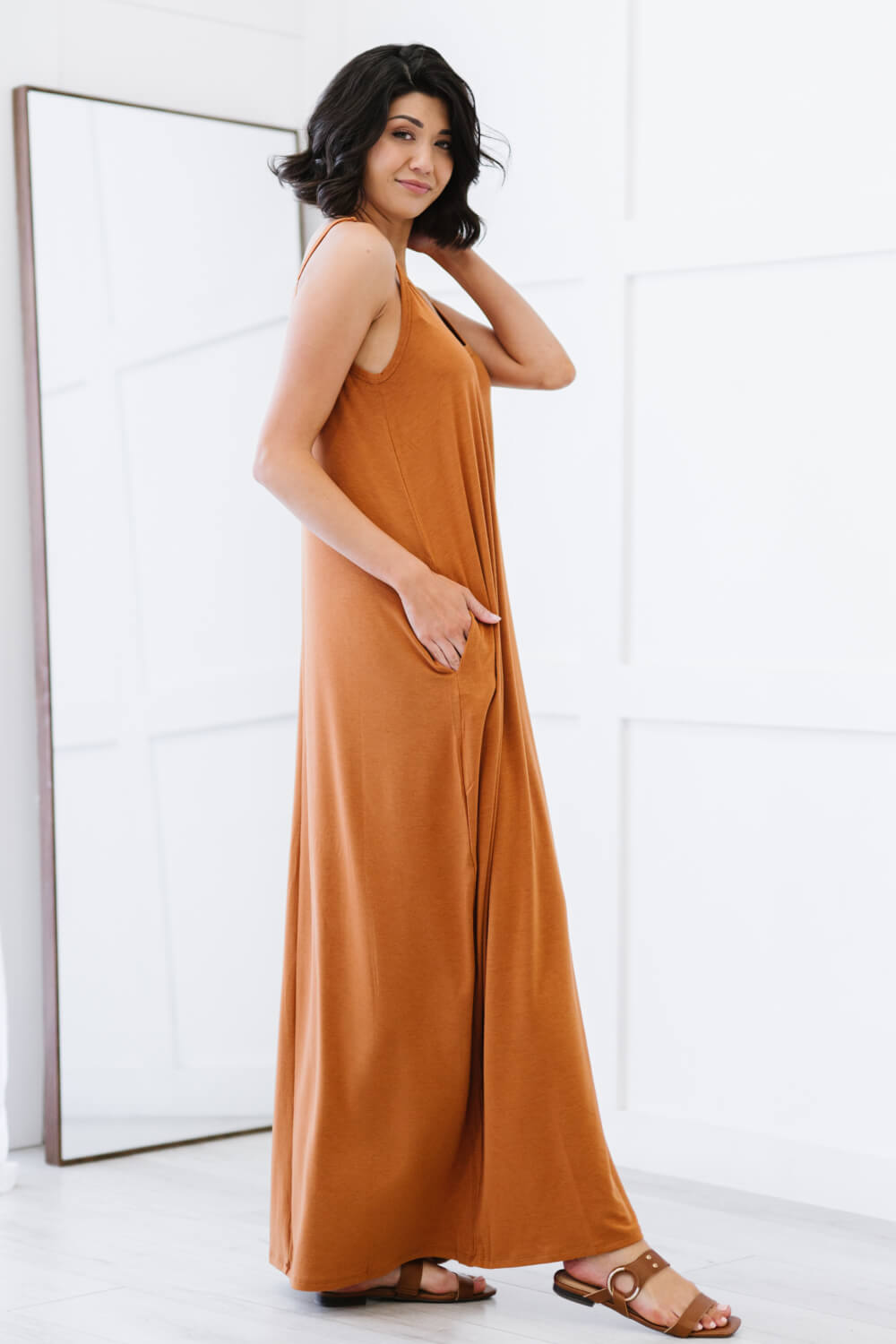 Zenana Beach Vibes Full Size Cami Maxi Dress