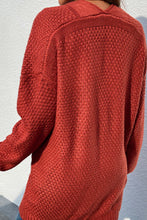 Load image into Gallery viewer, Cable-Knit Open Front Longline Cardigan
