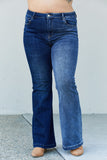 RISEN Full Size Two-Tone Bootcut Jeans