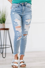 Load image into Gallery viewer, Judy Blue Beth Full Size High-Rise Distressed Skinny Jeans
