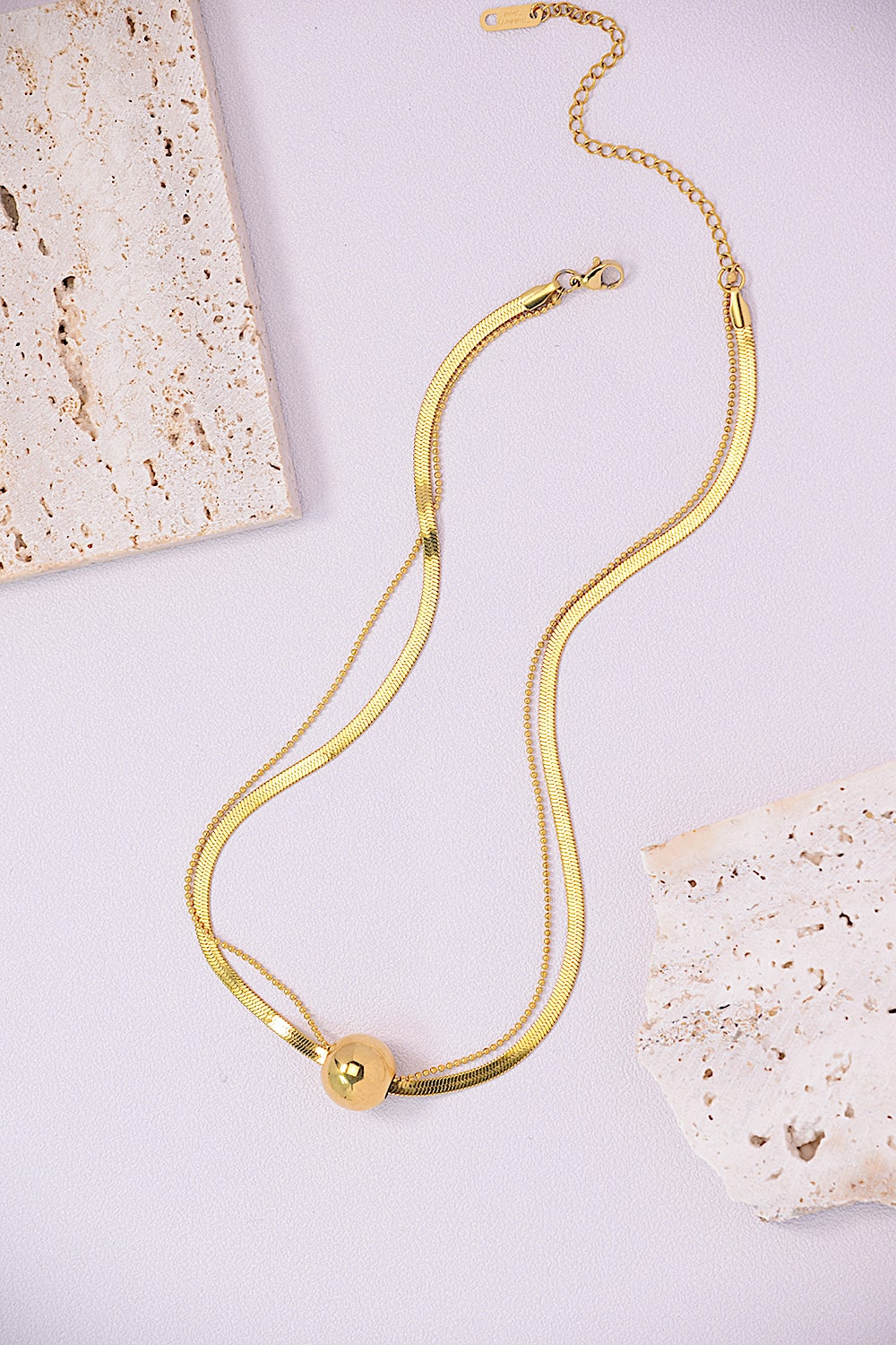 Best of the Best Gold-Plated Bead Layered Necklace