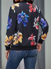 Load image into Gallery viewer, Large Scale Floral Bomber Jacket
