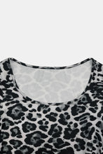 Load image into Gallery viewer, Plus Size Leopard Ruched Maxi Bodycon Dress
