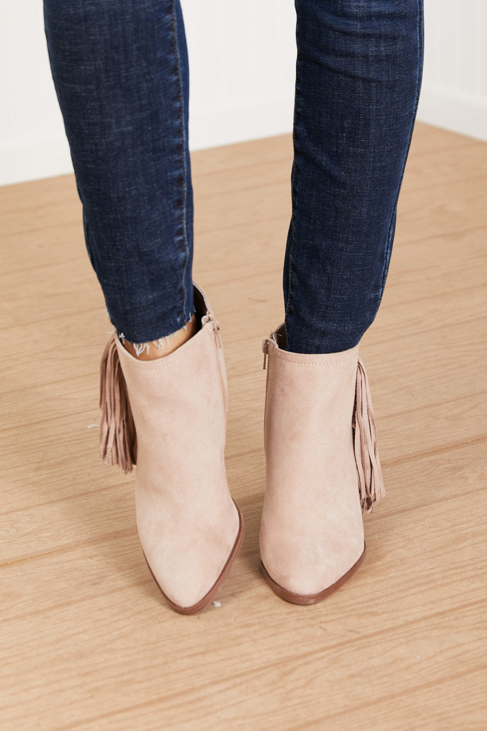 East Lion Corp It's Always Been You Tassel Detail Booties