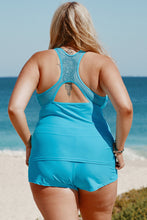 Load image into Gallery viewer, Plus Size Racerback Two-Piece Swimsuit
