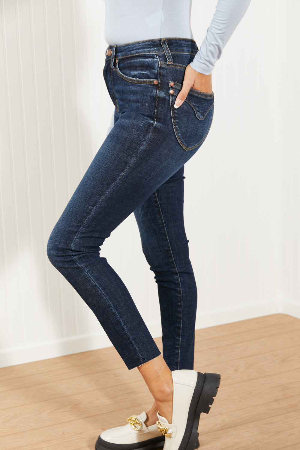 Judy Blue Esther Full Size Tummy Control Skinny Jeans