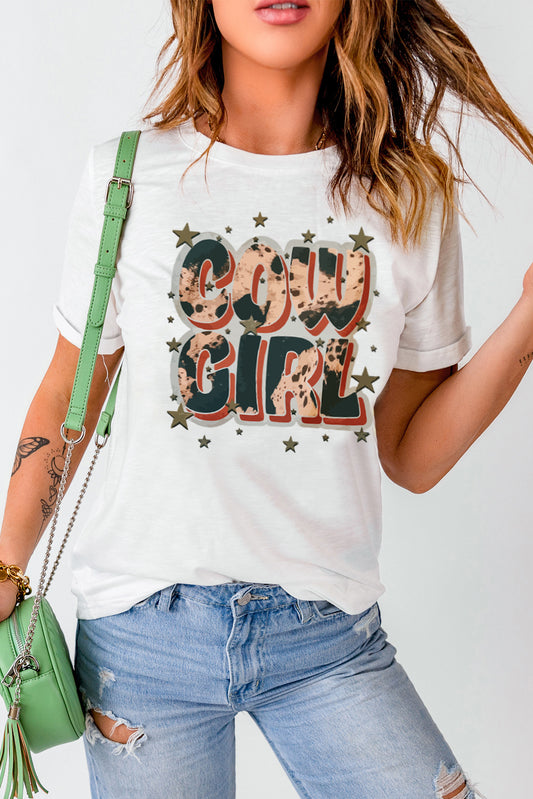 COWGIRL Graphic Tee Shirt