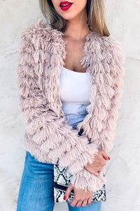 Amoli Faux Fur Fringe Jacket