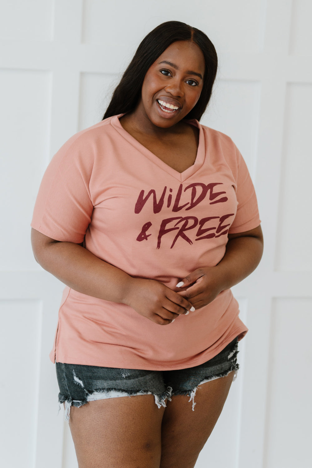 Sew In Love Wilde & Free Full Size Run Graphic Tee