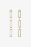 Rhinestone Chunky Chain Drop Earrings