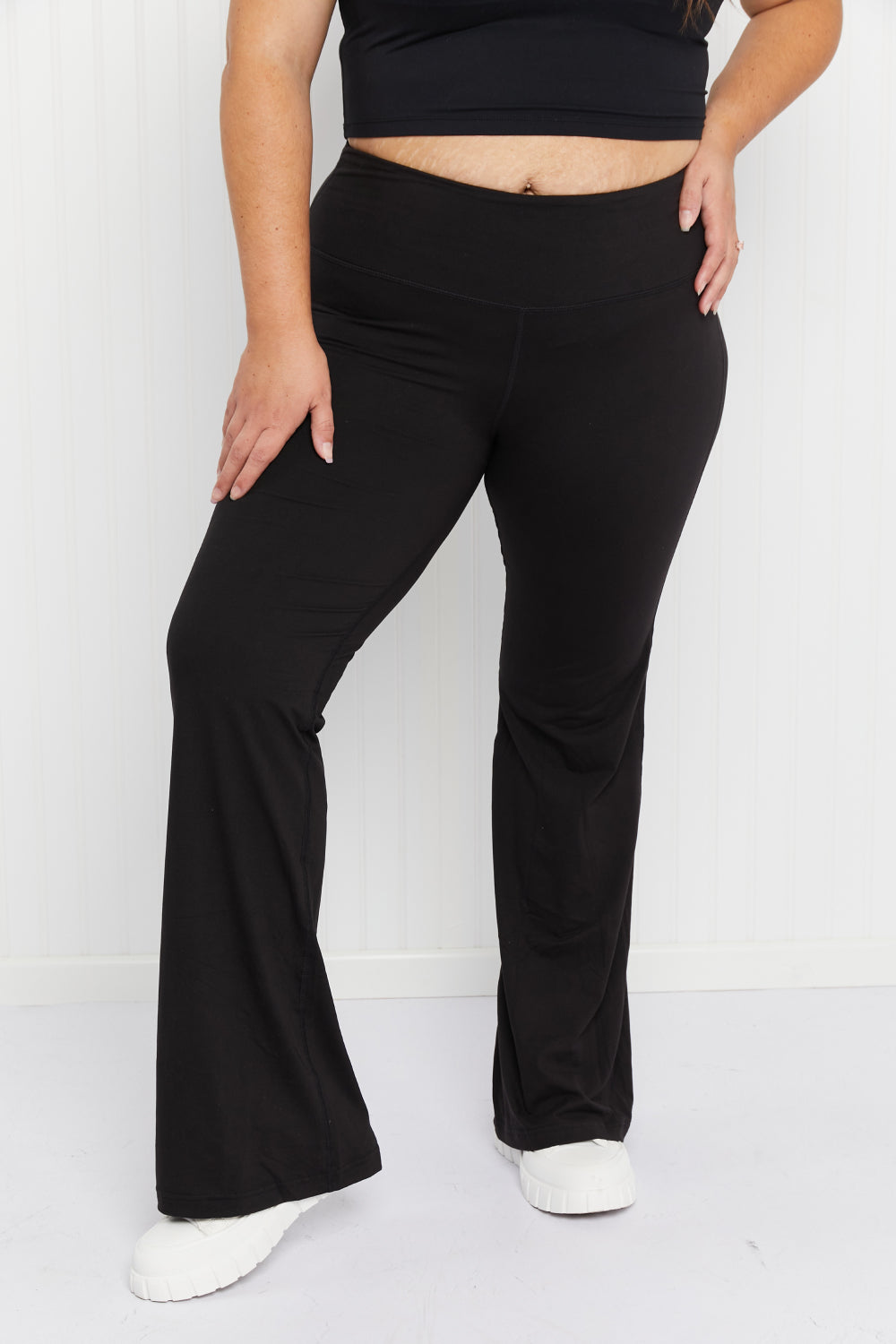 Rae Mode Willpower Full Size Flared Yoga Pants