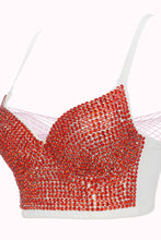 Load image into Gallery viewer, All-Over Rhinestone Bustier
