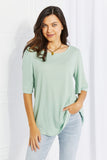 BOMBOM Honeysuckle Flare Sleeve Tunic