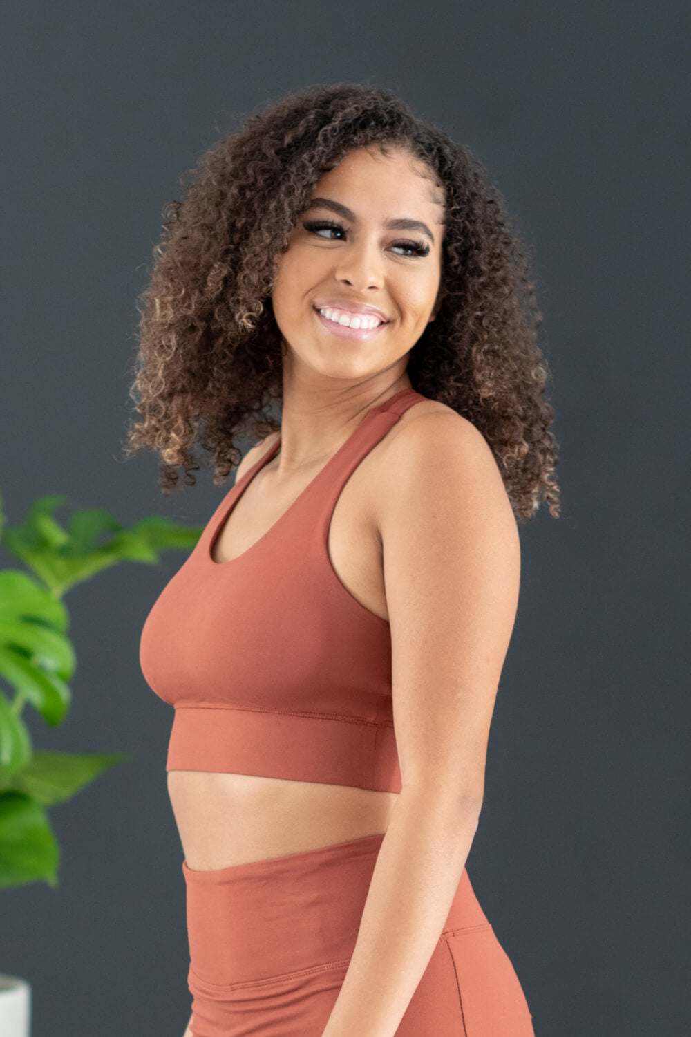 Rae Mode Nonstop Full Size Cutout Detail Sports Bra