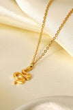 Sweet Temptations Snake Pendant Necklace