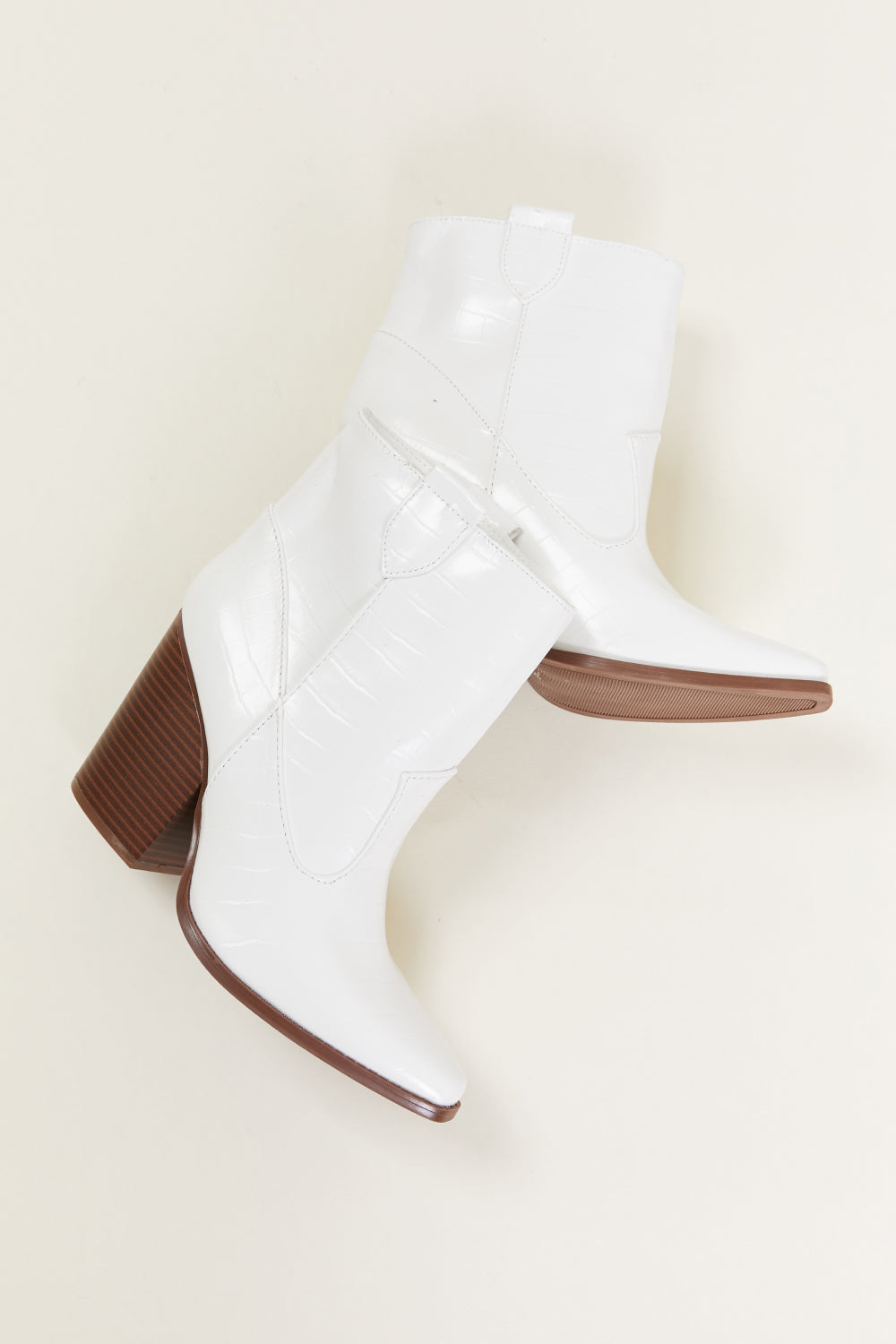 East Lion Corp Made to Groove Heeled Crocodile Western Booties