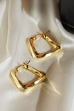 18K Gold Plated Irregular Geometric Earrings