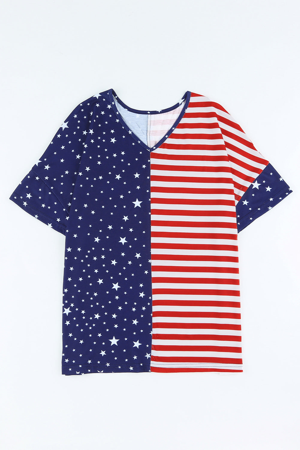 Stars and Stripes V-Neck Tee