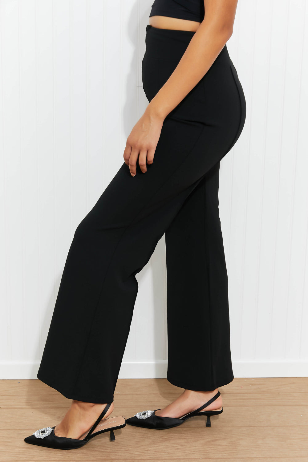 Zenana Insta Famous Full Size High Waist Wide Leg Pants