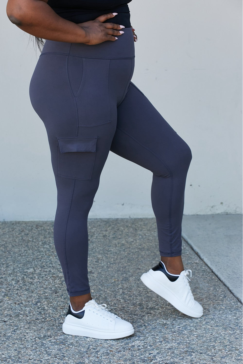 Rae Mode Full Size Cargo Leggings