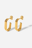 Shape of You Double-Layered U-Hook Earrings